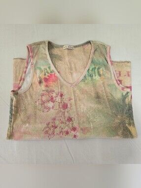 Xcit U.S.A. Floral Tank Size Medium